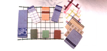 Dish cloth and kitchen towel kinds